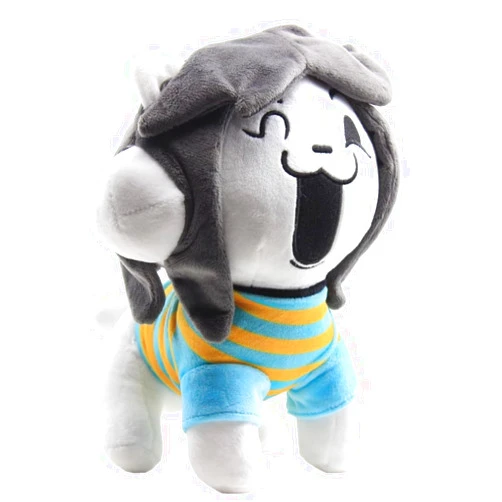 LPTA 9.84-Inch Sans Stuffed Plush Hugger Cushion Collection Stuffed Toy -Temmie Plush
