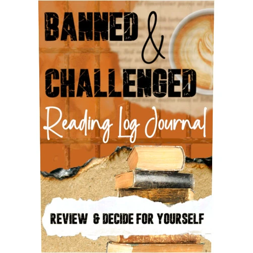 Bella Note Banned & Challenged Reading Log Journal: Review and Decide For Yourself | 100 Book Tracker | Gift For Bookworms