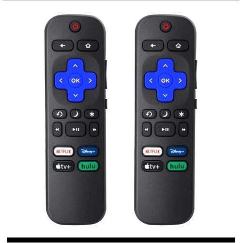 Generic Replacement Remote Control Compatible with All Philips Roku TV Smart TVs【Only Works with Philips Roku TV, Not for Roku Stick and Roku Box】 (Netflix/Disney Plus/Apple TV+ / Hulu), Black