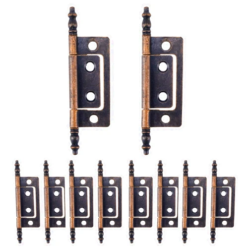 T Tulead Non-Mortise Hinges Door Hinges Iron Butt Hinge Cabinet Hinges 3.26