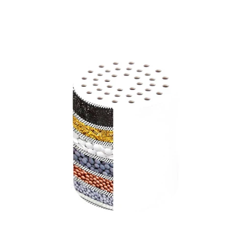 NearMoon 15 - Stage Replacement Cartridge Universal High Output Shower Filter with VC, Reduce Hard Water, Heavy Metal Impurity, Improve Skin & Hair, Fit Any Similar Shower Filter (4 pack)