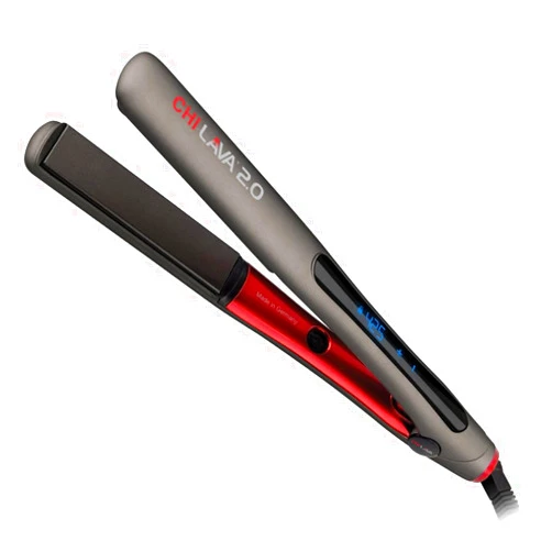 CHI Lava 2.0 Hairstyling Iron 1″ Flat Iron Hair Straightener, Volcanic Lava & Ceramic Plates for Smooth, Frizz‑Free Styling, Adjustable Digital Temp, 11 ft Cord, Professional Hair Tool