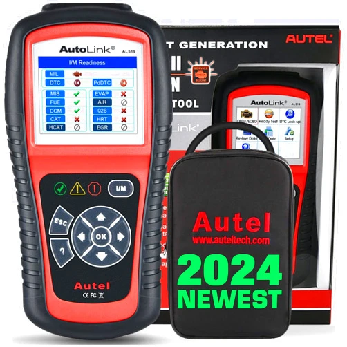 Autel AutoLink AL519 OBD2 Scanner Enhanced Mode 6 Car Diagnostic Tool Check Engine Code Reader CAN Scan Tool, Advanced Ver. of AL319