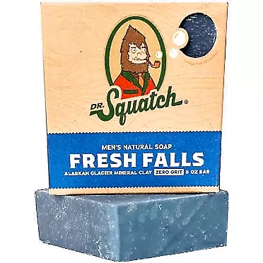 Dr. Squatch All Natural Bar Soap for Men with Zero Grit, Fresh Falls