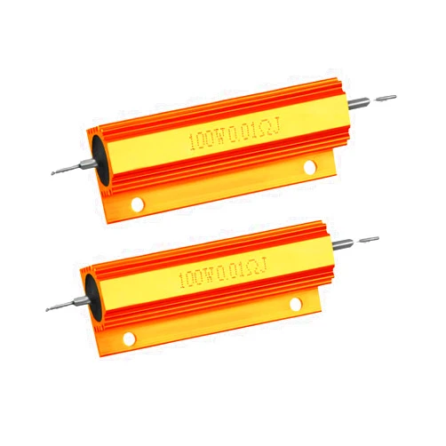 Yohii Wirewound Resistor 100W 0.01 Ohm Screw Tabs Aluminum Resistor - 2pcs- (G7.23)
