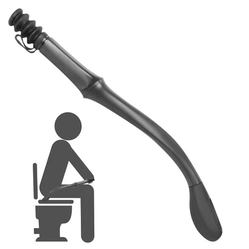 YJWZWE Toilet Aids for Wiping 15” Long Reach Comfort Wiper Tools Self Assist Bathroom Bottom Butt Wipe Helper for Limited Mobility Seniors Elderly