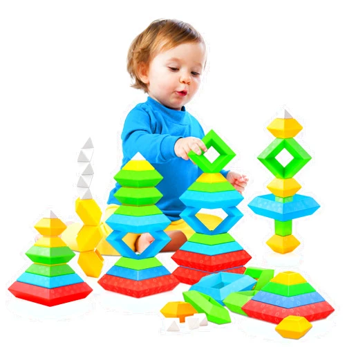Hieoby Montessori Toys for 1 2 3 4 Year Old Boys Girls Toddlers Preschool Learning Activities 30Pcs Building Blocks Stacking Educational Toys STEM Sensory Gifts for Kids Age 1-2 2-4