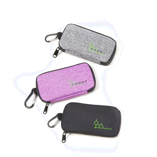 CANNY Pocket Smell Proof Bag – Pocket Size Odor Eliminating Travel Pouch. Odorless Container– Medicinal Stash Case with Activated Carbon and Bamboo Charcoal Stashbox