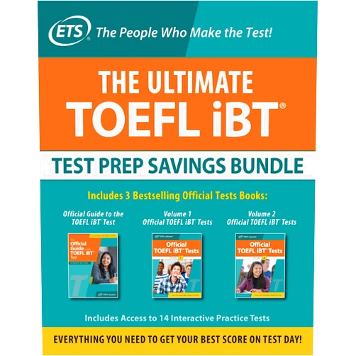 Educational Testing Service The Ultimate TOEFL iBT Test Prep Savings Bundle, Fourth Edition