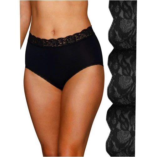 Vanity Fair Women’s Flattering Lace Panties: Lightweight & Silky with Superior Stretch