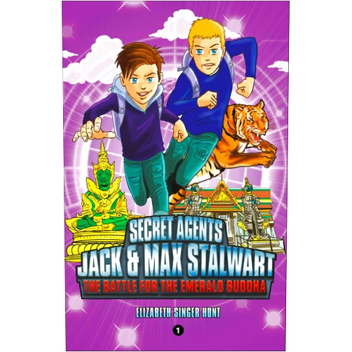 By Elizabeth Singer Hunt (Author), Brian Williamson (Illustrator) Format: Kindle Edition Secret Agents Jack and Max Stalwart: Book 1: Battle for the Emerald Buddha: Thailand (The Secret Agents Jack and Max Stalwart Series 1899)