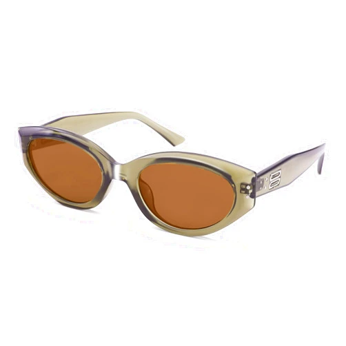 AZorb Oval Cat Eye Sunglasses for Women Retro Cateye Sunglasses Small Face 90s Shades UV Protection