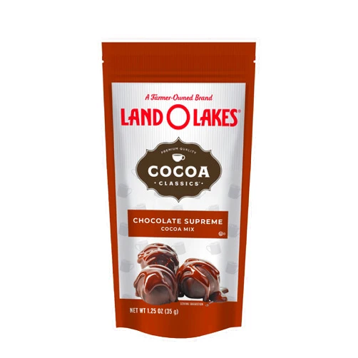 Land O Lakes Cocoa Classics, Chocolate Supreme Hot Cocoa Mix, 1.25-Ounce Packets (Pack of 36), Rich brown, (34-001)