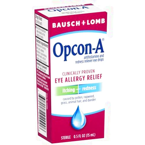 Optigear Bausch & Lomb Opcon-A Eye Drops