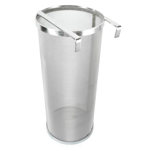 Fashionclubs Beer Dry Hopper Filter,300 Micron Mesh Stainless Steel Hop Hop Spider Filter Strainer for Home Brewing Hops Beer & Tea Kettle Brew Filter, 6x14Inch