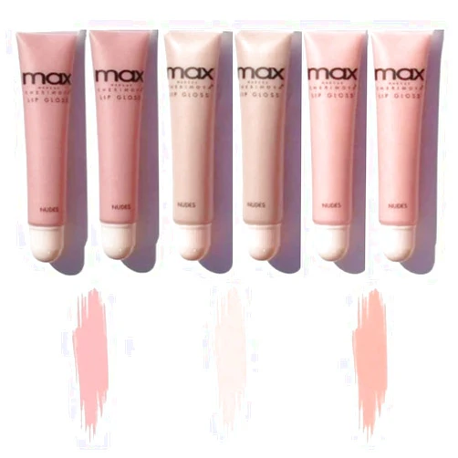 Generic Cherimoya MAX Makeup Lip Polish Light Color 6PCS SET (CLEAR NUDE)