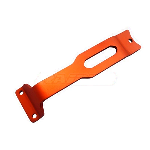 Raidenracing 7075 Aluminium Alloy Rear Chassis Brace fits Traxxas 1/10 E-REVO Summit New EREVO 2.0 E REVO - Orange