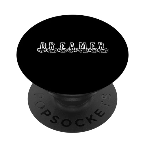 Day Dreamer In The Clouds Dreamer Cute Fluffy Clouds Rainbow Daydreamer Imagination PopSockets Swappable PopGrip