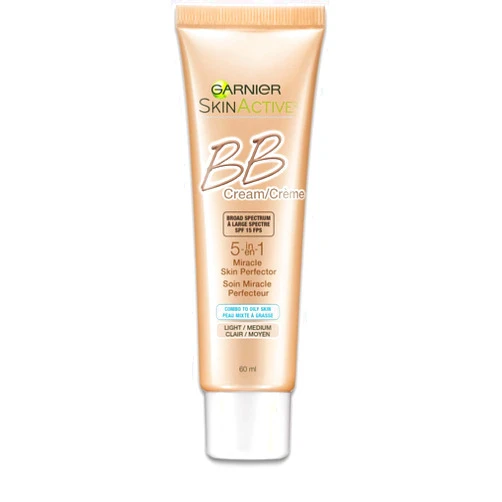 Garnier SkinActive BB Cream Oil-Free Face Moisturizer, Light/Medium, 2 fl. oz.