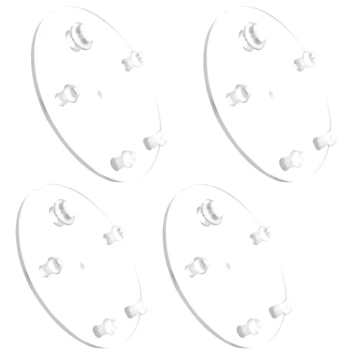 AIEX 4 Pack Replacement for Vormax Toilet Tank Flapper Seal Gasket 3’’, Silicone Toilet Flapper Seal Compatible with American Standard 7381424-100.0070A