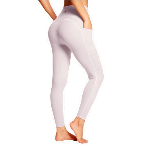 BALEAF Women's Leggings with Pockets Tummy Control Workout High Waisted Athletic Running 7/8 Ultra Soft Gym Yoga Ankle Pants