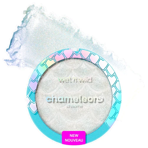 wet n wild Chameleon Chrome Highlighter, Dynamic Color Shift, Liquid-to-Baked Texture, Customizable Luminous Radiance, Cruelty-Free - Venus Swing