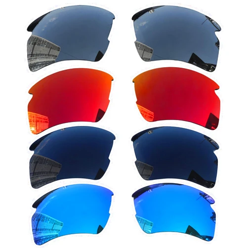 Acefrog 4 Pairs Polarized Replacement Lenses for Oakley Flak 2.0 XL OO9188 Sunglasses, Perfectly Fit, Shatterproof, Anti-scratch, Value Pack