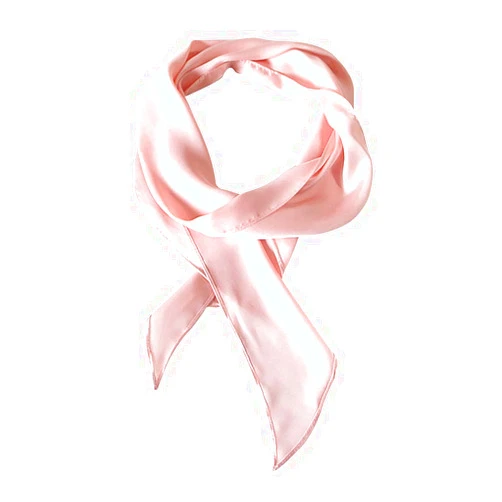 GERINLY Solid Color Long Neckerchief Pure Skinny Scarf Necktie for 50's Costume Party Wedding Cosplay Accessory