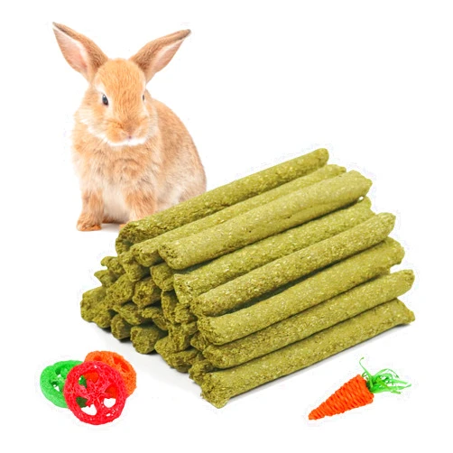 Episkey 30pcs Rabbit Chew Toys,Timothy Hay Sticks Dental Health Improvement for Rabbits,Hamsters,Chinchillas and Dutch Pigs(H01)