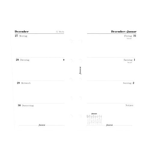 Filofax 000019 68140 Calendar