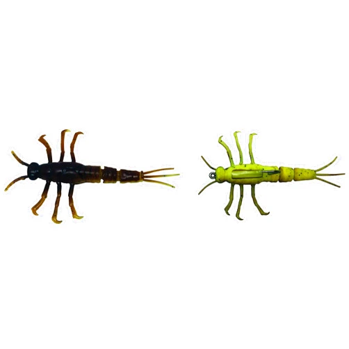 Savage Gear 3D TPE Mayfly Nymph One Size Brown/Yellow Belly