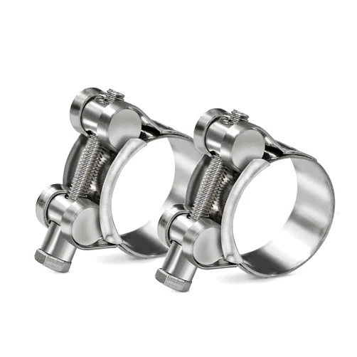 SEKSUALA 2 Pack 23-25mm T-Bolt Hose Clamp,Stainless Steel_304 Intercooler Pipe Tube Clamps,Turbo Pipe Clamps,Heavy Duty Radiator Hose Clamp, T-bolt Intake Hose Clamp Adjustable Range 0.9