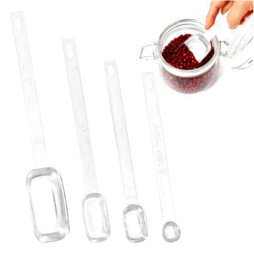 Capiant 4 PACK Stainless Steel Measuring Spoon Set Single Teaspoon Measuring Spoon 1/2 Teaspoon 1/8 Teaspoon 3/4 Teaspoon Long Handle Design Fits in Spice Jar