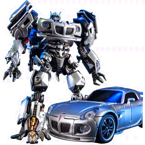 Qunsoc Deformation Toy LS18 Sir KO Original Large fine Painted Version of The GT Deputy MP09 car Robot King Kong Model Gift Festival, Silvery