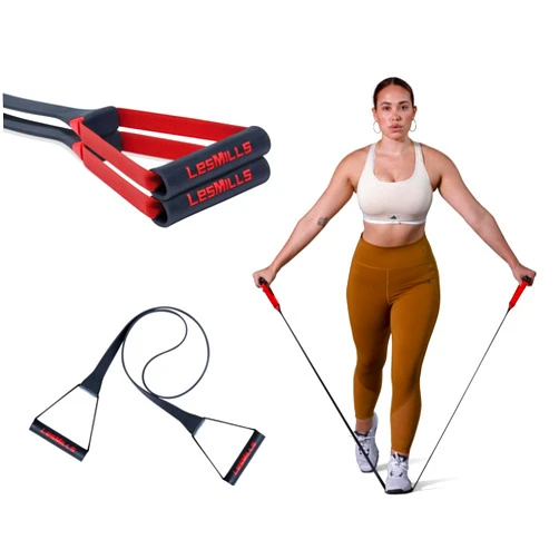 Les Mills™ SMARTBAND™ and SMARTBAND™ Extreme Workout Resistance Bands, Stretch Bands for Exercise at Home Workout Equipment and Pilates Elastic Band