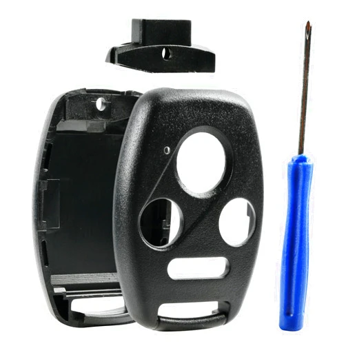 USARemote Cutting NOT Required - Key Fob Keyless Entry Remote Shell Case & Pad fits Honda 2003-2012 Accord / 2006-2013 Civic EX / 2009-2015 Pilot /2005-2006 CR-V