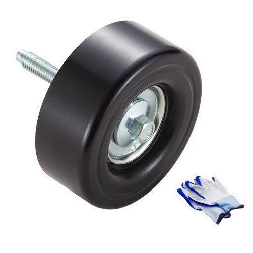 ATPPCCE 36198 Idler Pulley for 03-10 Ford Focus/Fusion/Mondeo/Escape Mazda Tribute Mercury Milan/Mariner OE#1S7Q19A216AD 1S7Q19A216AB 1S7Q19A216AC