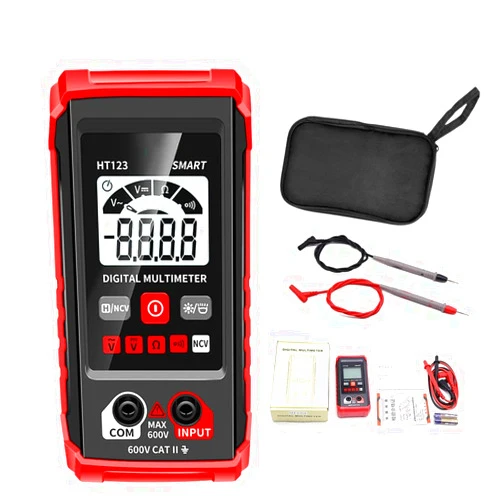 BBASILIYSD 2024 HT Automatic Digital Multimeter,Auto-Ranging Voltmeter,Multi-Function Intelligent Digital Display Fully Automatic Digital Multimeter,Voltage Tester with Non-Contact Voltage