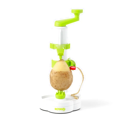 Starfrit Rotato Manual Peeler - Include 4 Spare Blades and Thumb Knife - Peel in Seconds with one Easy Motion Potatoes, Apples and Citrus