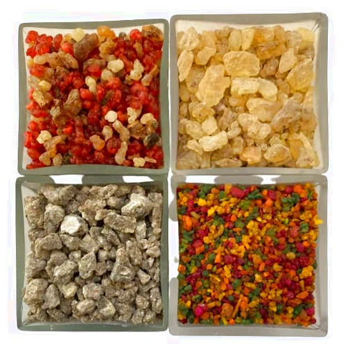 The Better Scents Incense Variety Samplers # 3 - Copal - Benzoin - 7 Archangels - Jerusalem - scents in 1/4 Ounce Packs