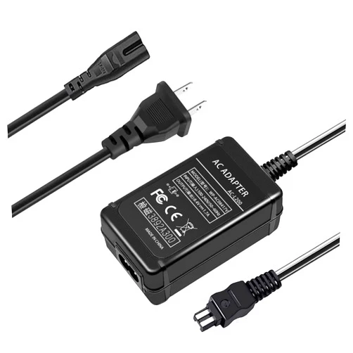 TKDY AC-L200 for Sony Handycam Camcorder Charger, ACL200 Power Supply Cord, fit for Sony DCR-DVD DCR-HC DCR-SR DCR-SX HDR-CX HDR-HC HDR-PJ HDR-SR HDR-XR HDR-UX HDR-TD NEX-VG FDR, DSC-HX, DEV Series.
