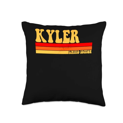 AmaStyle Co. KYLER Name Personalized Idea Men Retro Vintage KYLER Throw Pillow