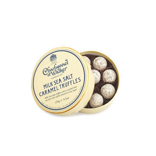Charbonnel et Walker Milk Sea Salt Caramel Truffles, 4.2 Ounce