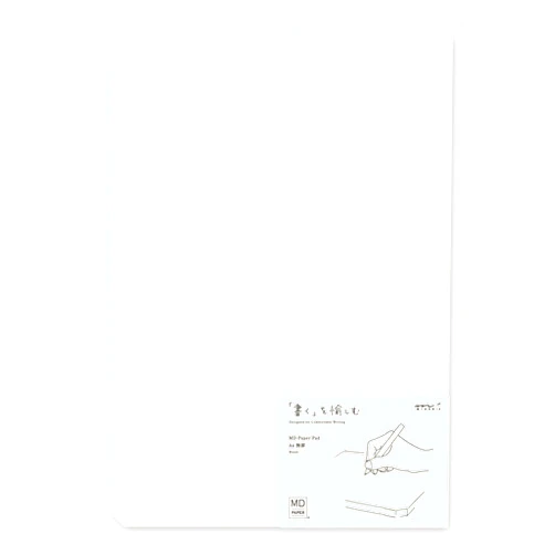 DESIGNPHIL Midori 15236006 Memo MD Paper Pad, A4, Unruled