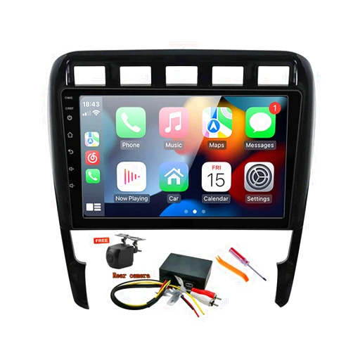 XISEDO for Porsche Cayenne (2003-2010) Android 10 Car Stereo Head Unit in Dash Car Radio GPS Navigation 9 Inch 2.5D touchscreen (with fiber optic decoder)
