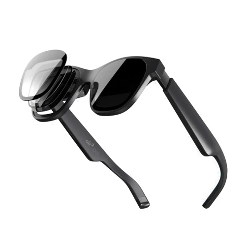 XREAL Air 2 Pro AR Glasses, The Ultimate Wearable Display with 3-level Electrochromic Dimming, 75g 120Hz 130
