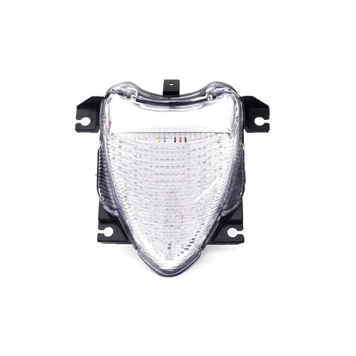 Bright2wheels Motorcycle LED Tail Light with Turn Signals Compatible with Boulevard M109/R;Intruder 1800;VZR1800 Clear lens