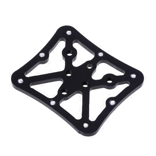 BEIDUOYANG Bicycle Pedal Adapter Platform Cycling Aluminum Alloy Clipless for SPD Bicycle Lock Plate, Black