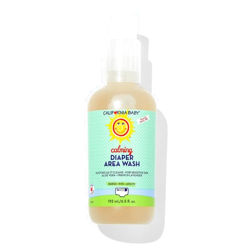 California Baby Diaper Wipe Spray | Gently Cleans | Soothing Organic Calendula + Aloe Vera | Fresh Lavender Scent | Allergy-Friendly | Cleans Better Than Baby Wipes | 192 mL / 6.5 oz.