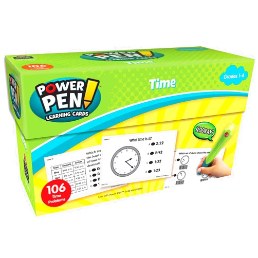 Teacher Created Resources Power Pen Learning Cards: Time (6462) Medium